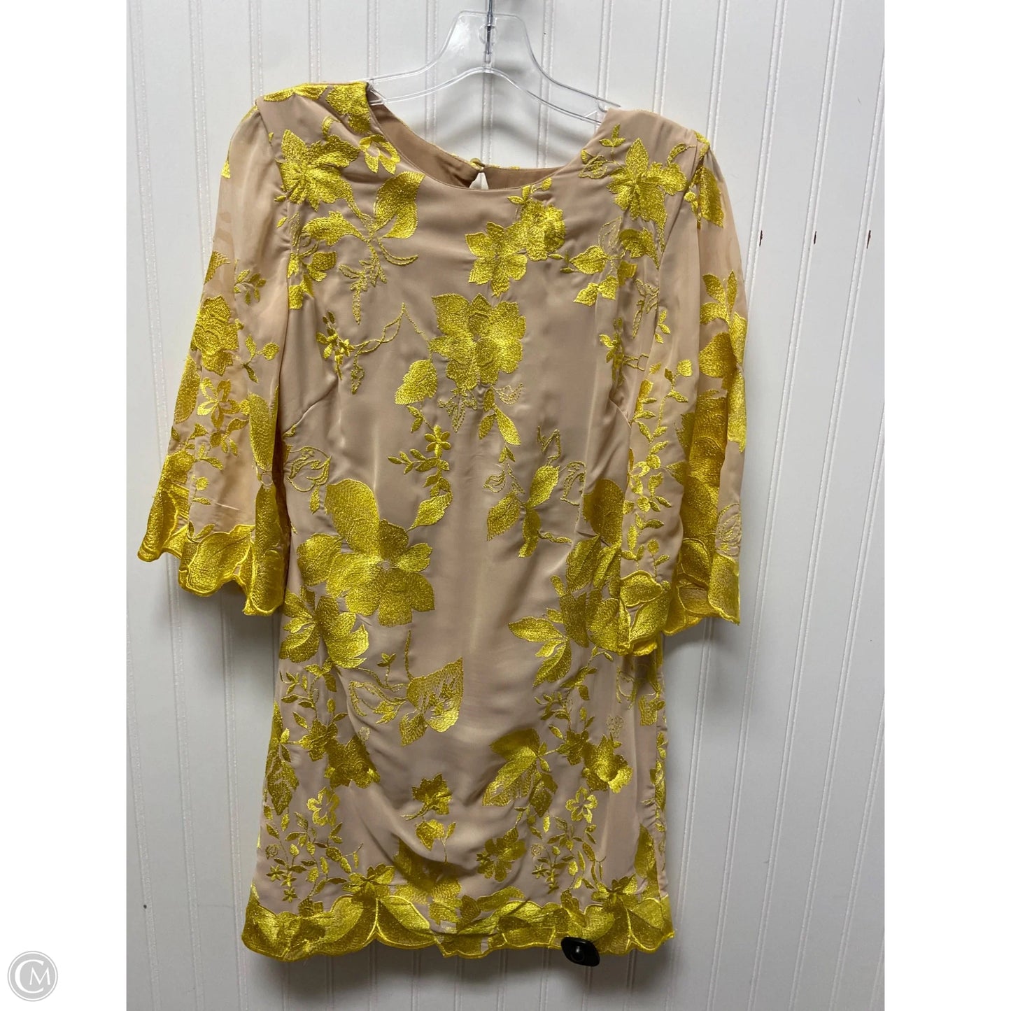 Dress Party Short By Dress The Population In Tan, Size: M