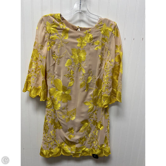 Dress Party Short By Dress The Population In Tan, Size: M