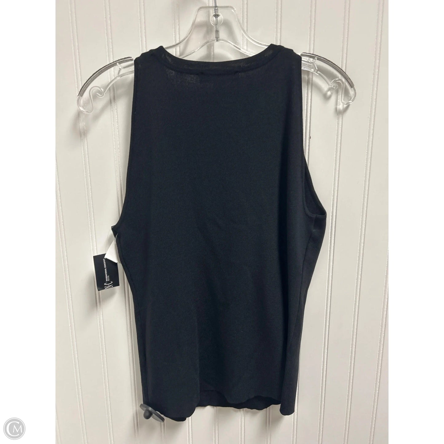 Top Sleeveless By Inc In Black, Size: Lp