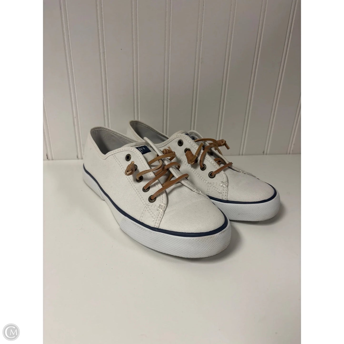 Shoes Sneakers By Sperry In White, Size: 8.5