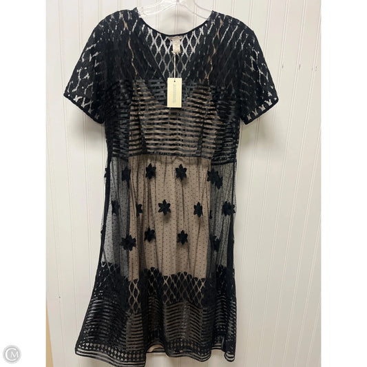 Dress Party Midi By Sundance In Black & Tan, Size: M