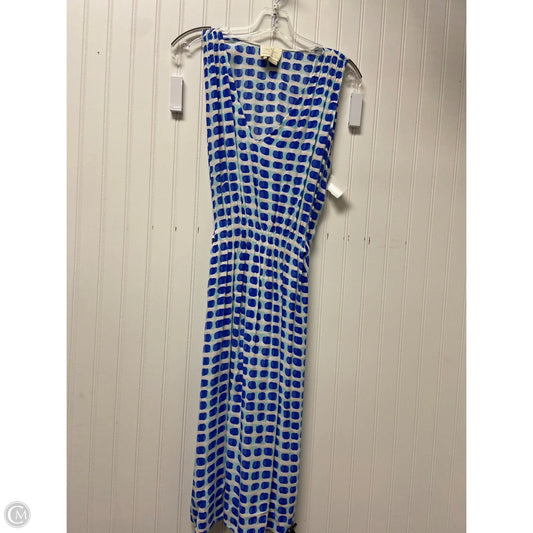 Dress Designer By Kate Spade In Blue & White, Size: M