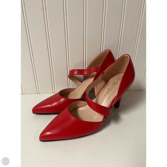 Shoes Heels Stiletto By Clothes Mentor In Red, Size: 7