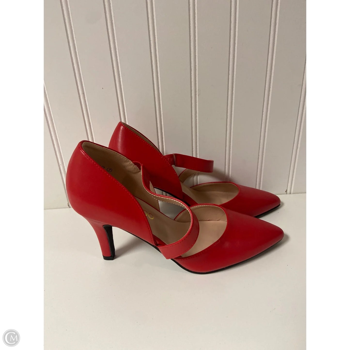 Shoes Heels Stiletto By Clothes Mentor In Red, Size: 7