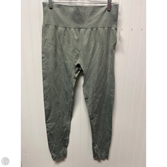 Athletic Leggings By Yogalicious In Green, Size: Xl