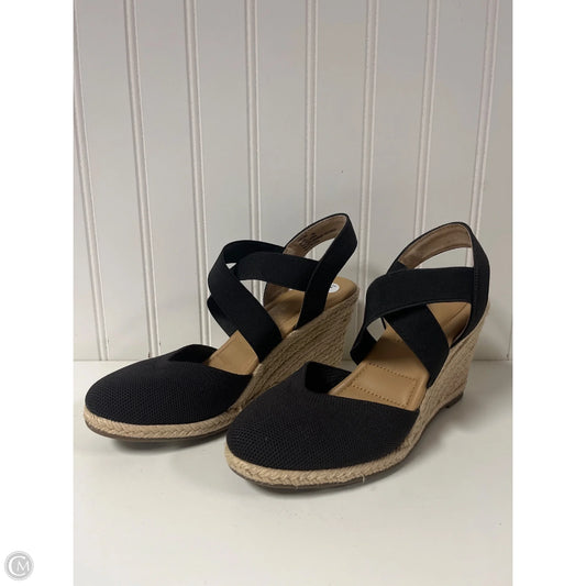 Shoes Heels Wedge By Kelly And Katie In Black, Size: 7