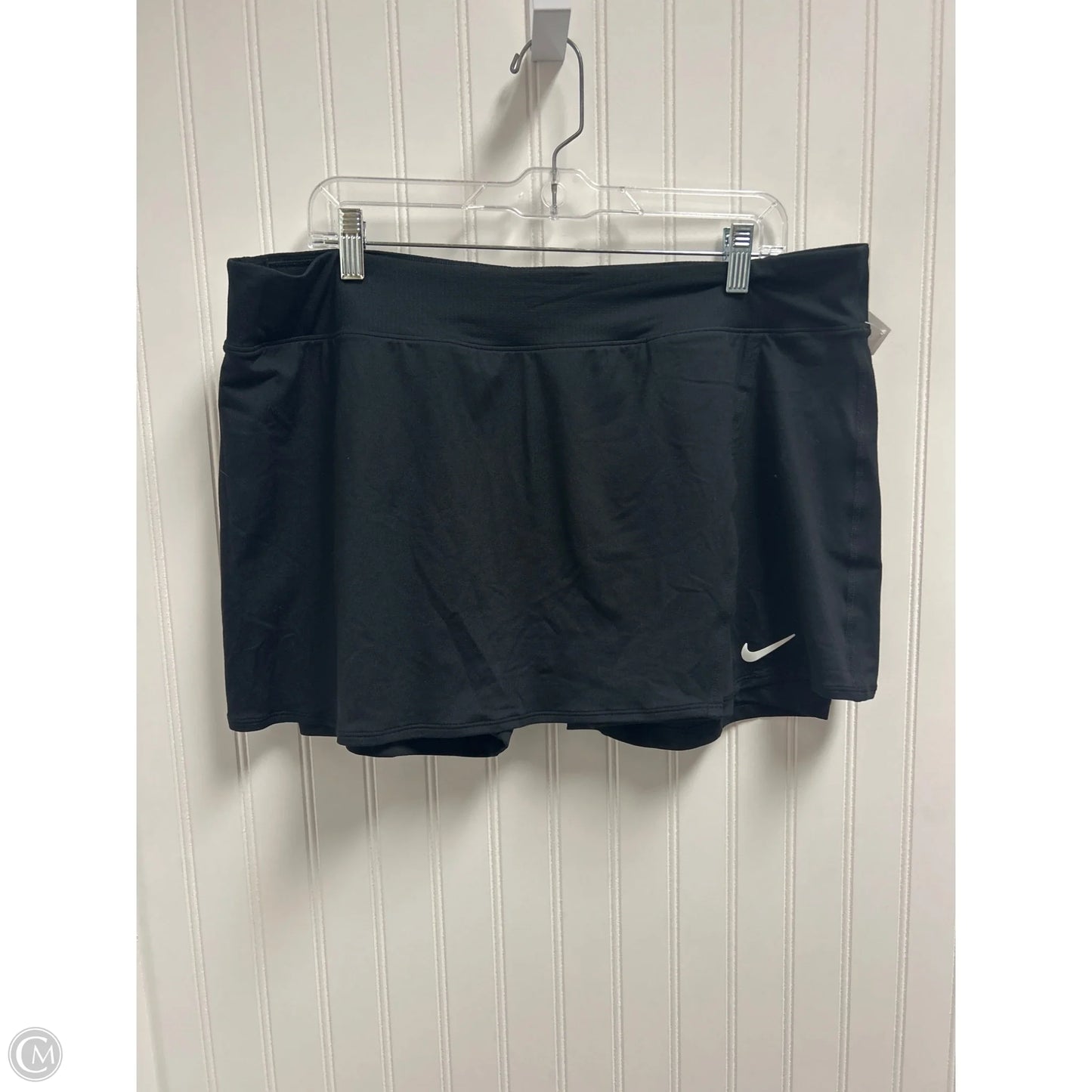 Athletic Skort By Nike In Black, Size: 1x