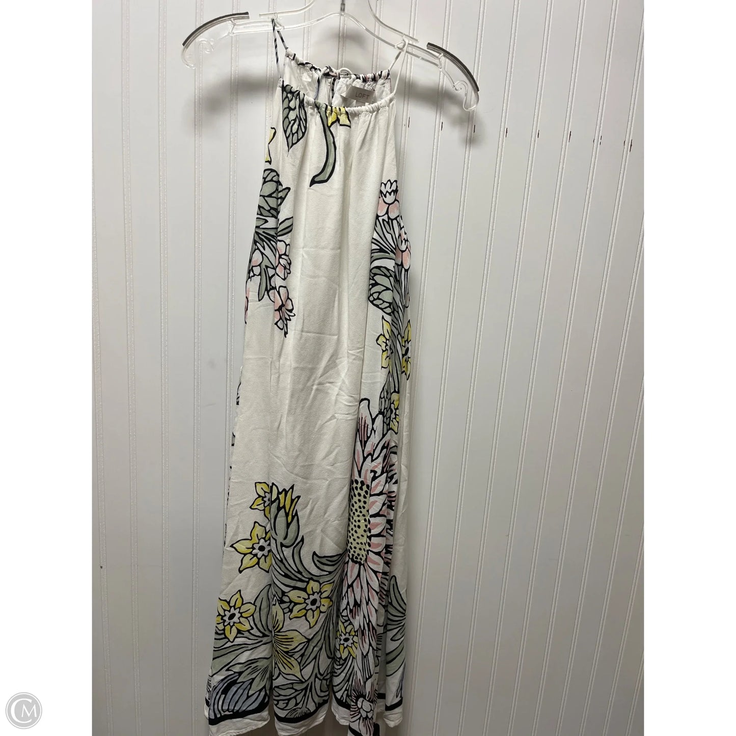 Dress Casual Maxi By Loft In White, Size: M
