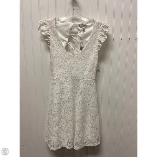 Dress Party Short By Speechless In White, Size: Xs