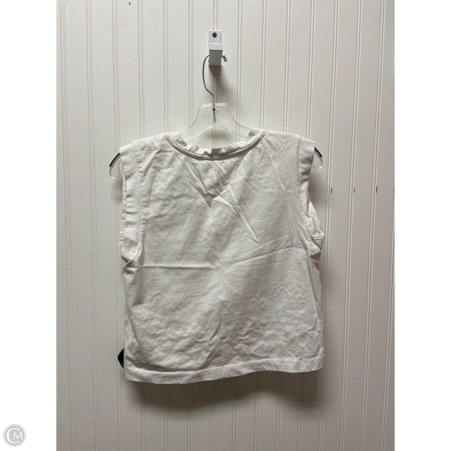 Top Sleeveless By Japna In White, Size: L