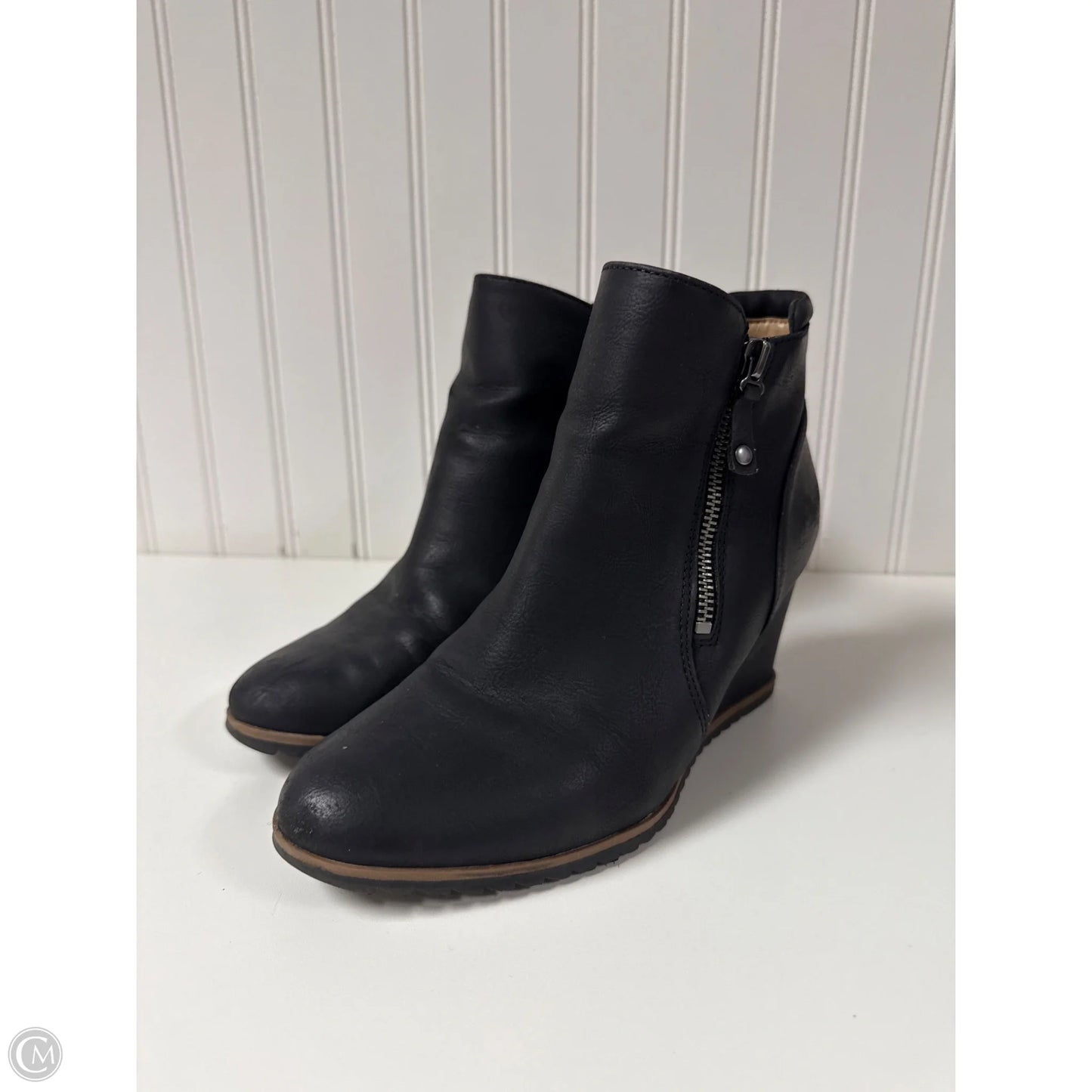 Boots Ankle Heels By Naturalizer In Black, Size: 7.5