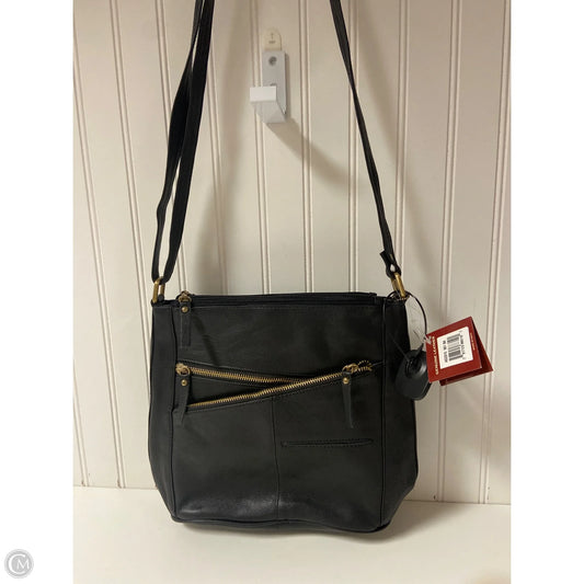 Crossbody Leather By Clothes Mentor, Size: Medium