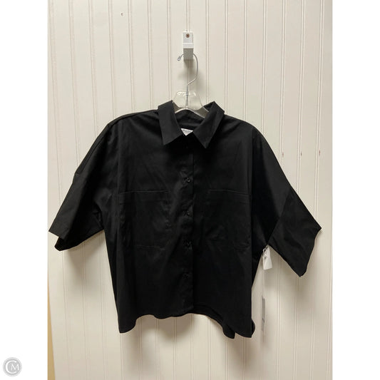 Top Short Sleeve By Chicos In Black, Size: M