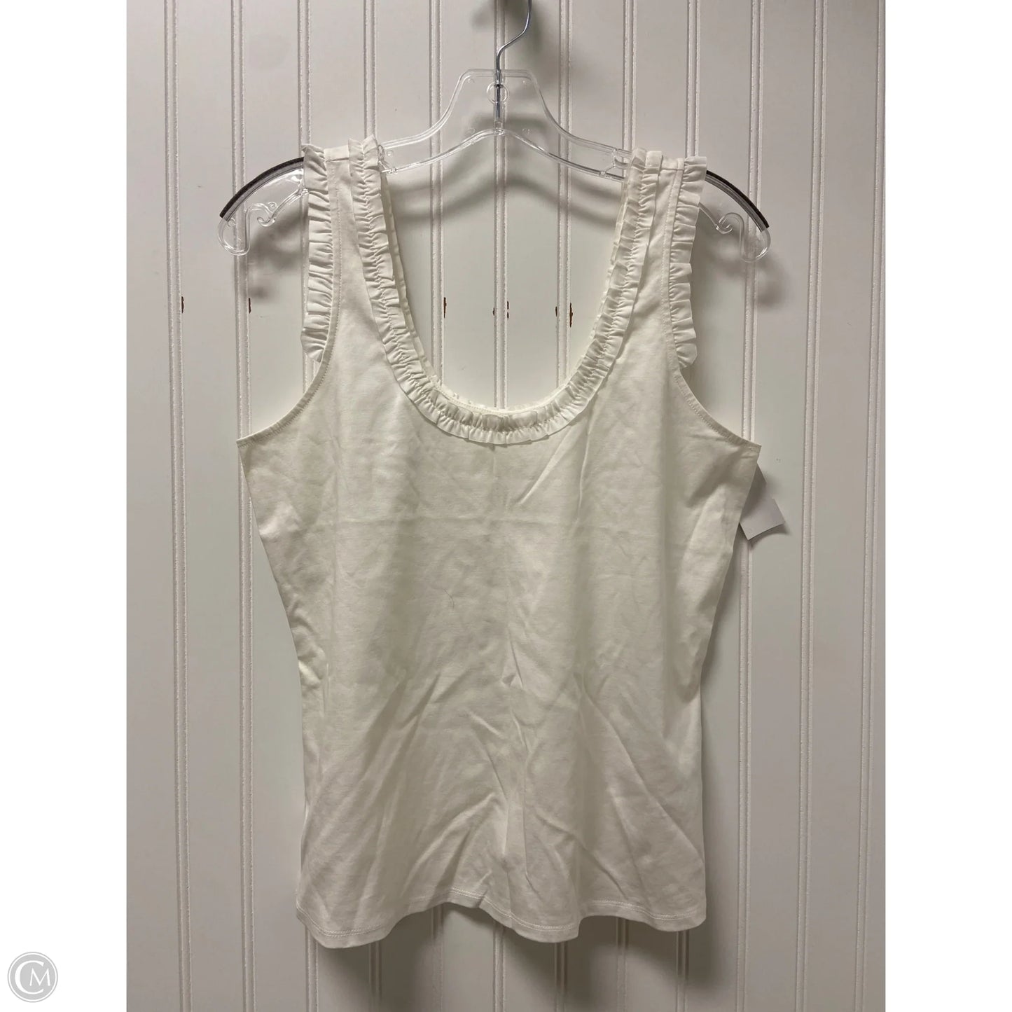 Top Sleeveless By Gianni Bini In White, Size: M