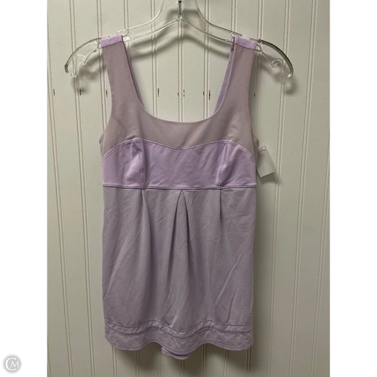 Athletic Tank Top By Lululemon In Purple, Size: S