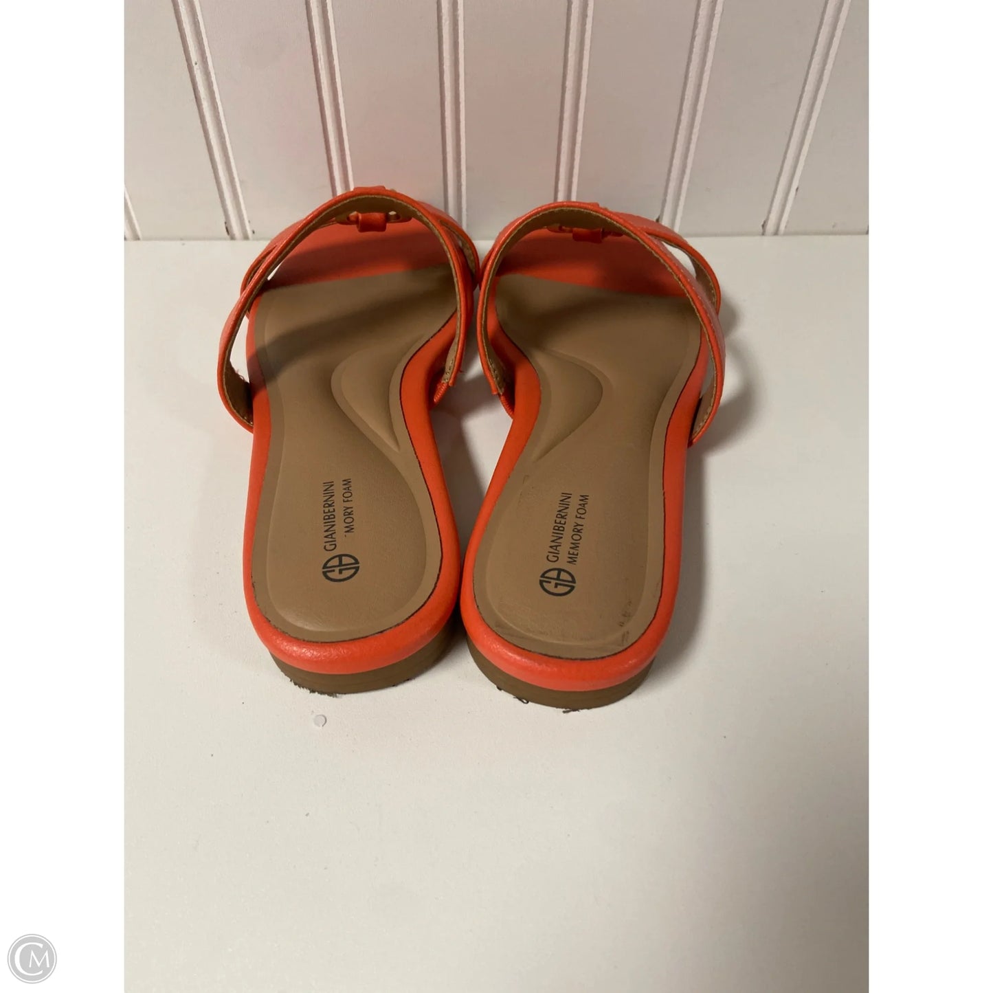 Sandals Flats By Gianni Bini In Orange, Size: 6.5