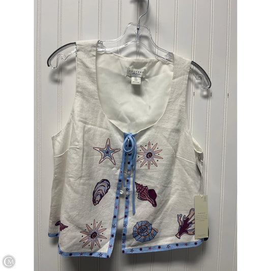 Top Sleeveless By Calypso St Barth In White, Size: M