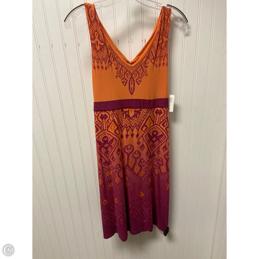 Dress Casual Short By Athleta In Orange & Purple, Size: M