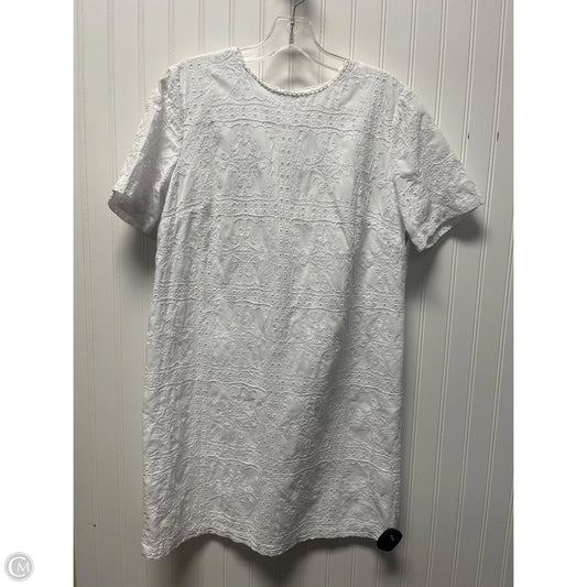 Dress Casual Short By Loft In White, Size: M