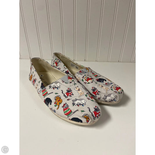 Shoes Flats By Toms In Grey, Size: 9