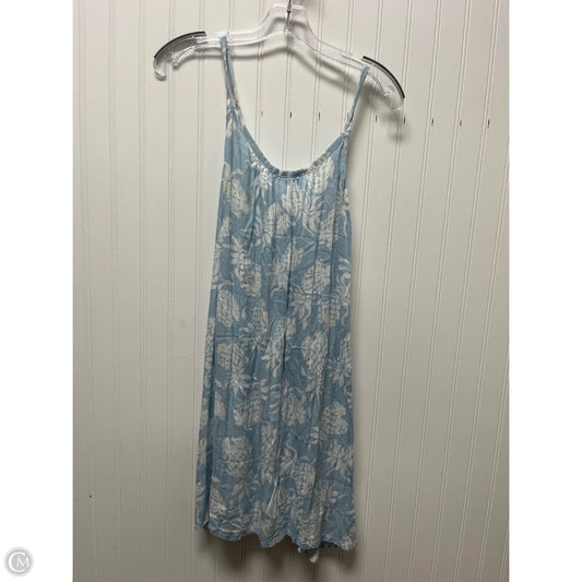 Swimwear Cover-up By Clothes Mentor In Blue & White, Size: M