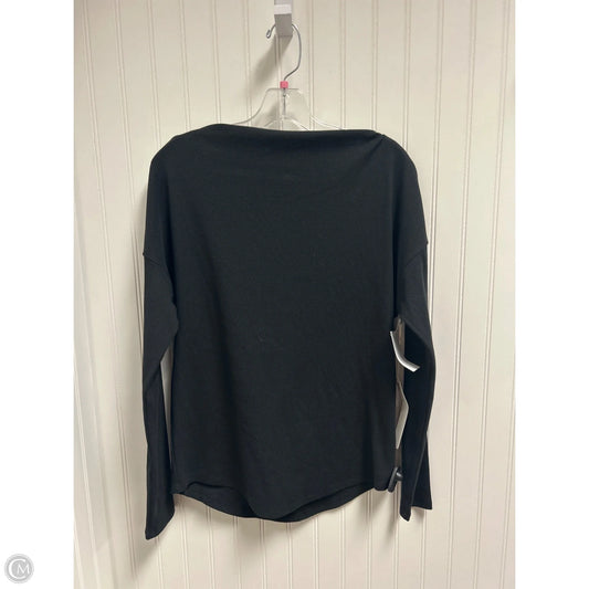 Top Long Sleeve By Caslon In Black, Size: M
