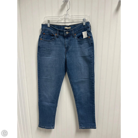 Jeans Boyfriend By Levis In Blue Denim, Size: 6