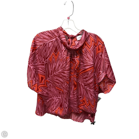 Top Short Sleeve By Cmc In Pink & Red, Size: M