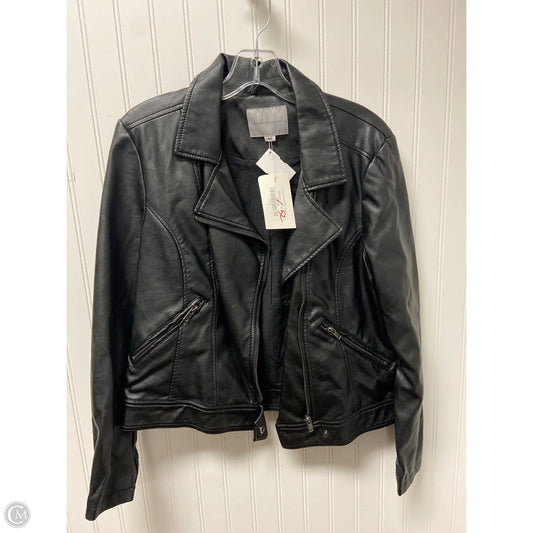 Jacket Moto By Wishlist In Black, Size: M