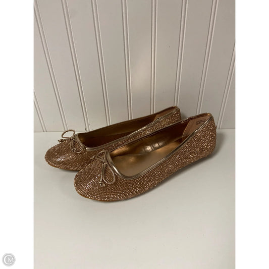 Shoes Flats By Bamboo In Rose Gold, Size: 10