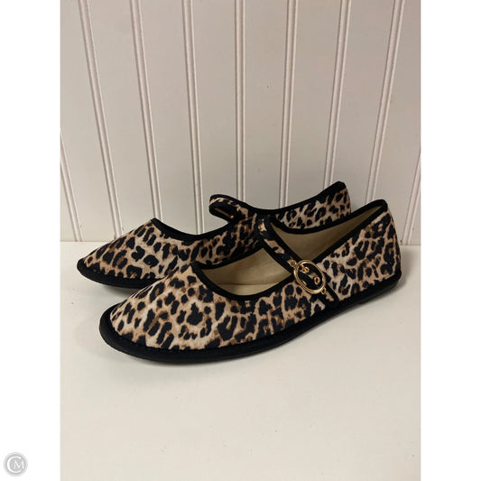 Shoes Flats By Soda In Animal Print, Size: 10