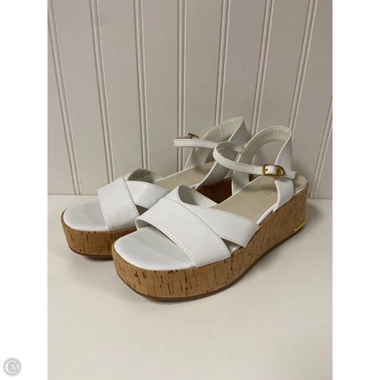 Sandals Heels Platform By Franco Sarto In White, Size: 6.5