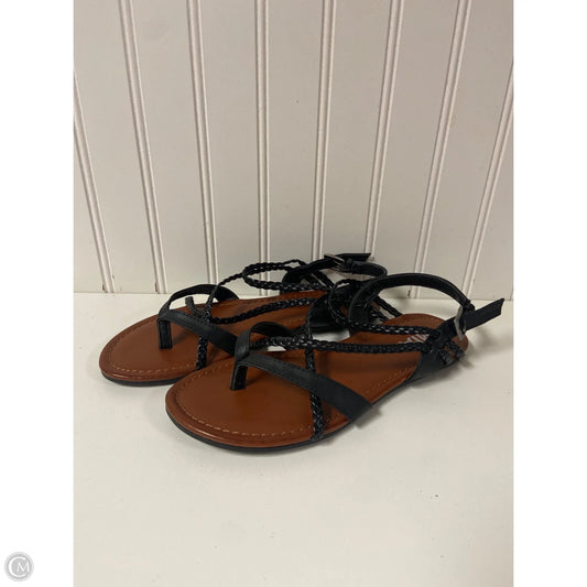 Sandals Flats By Mia In Black, Size: 7