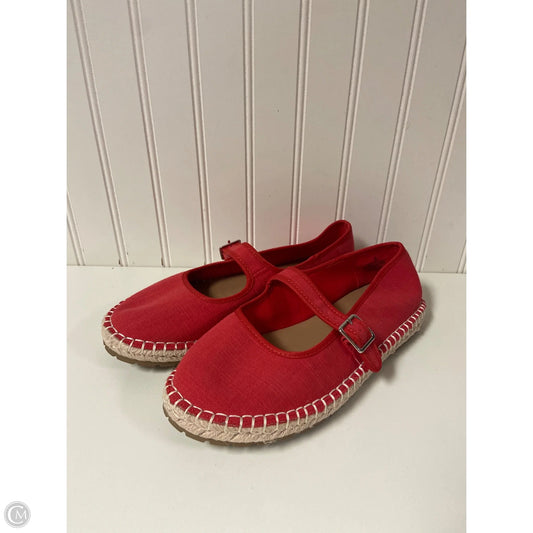 Shoes Flats By Old Navy In Red, Size: 8