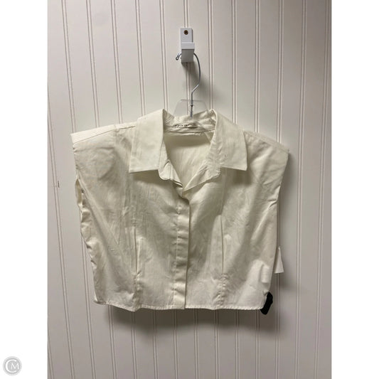 Top Sleeveless By Clothes Mentor In White, Size: Sp