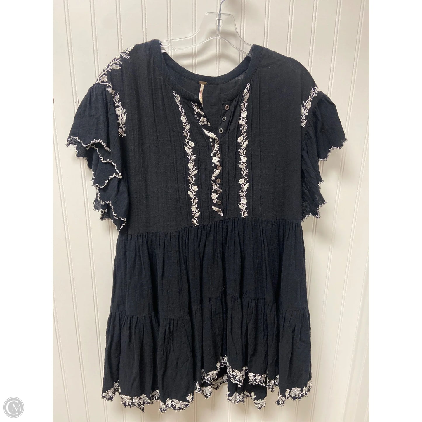 Dress Casual Short By Free People In Black & White, Size: Xs