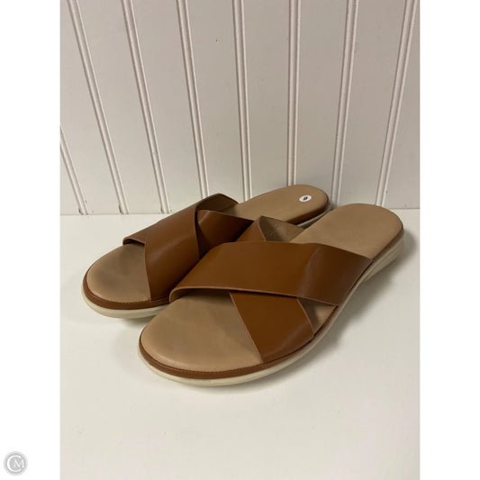 Sandals Flats By Taryn Rose In Brown, Size: 9