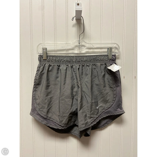 Athletic Shorts By Nike In Grey, Size: S