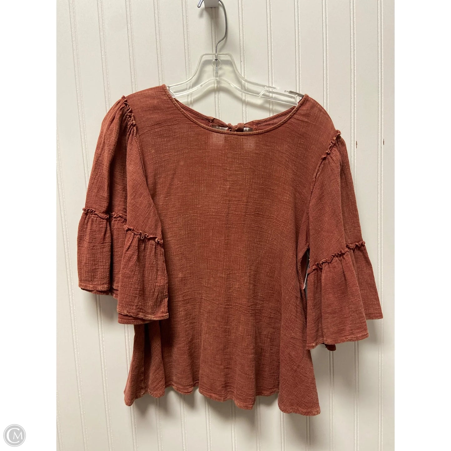 Top 3/4 Sleeve By Altard State In Orange, Size: S