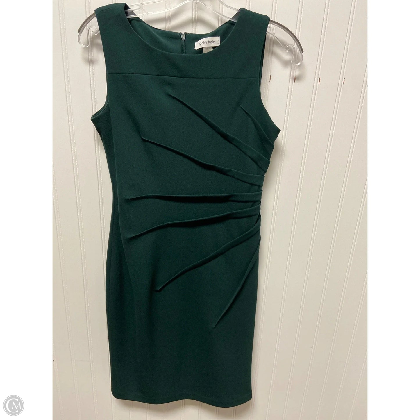 Dress Work By Calvin Klein In Green, Size: Sp