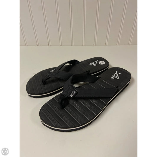 Sandals Flip Flops By Clothes Mentor In Black, Size: 7