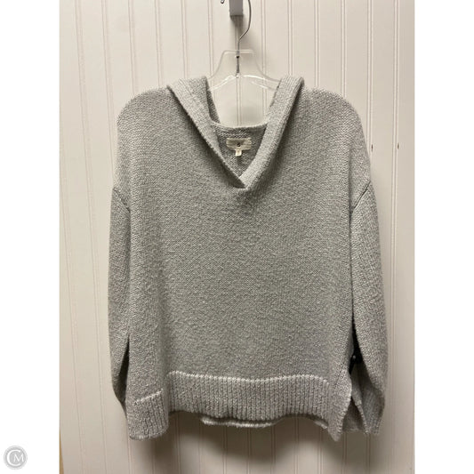 Sweatshirt Hoodie By Lou And Grey In Grey, Size: S