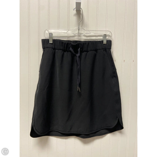 Athletic Skirt By Lululemon In Black, Size: M