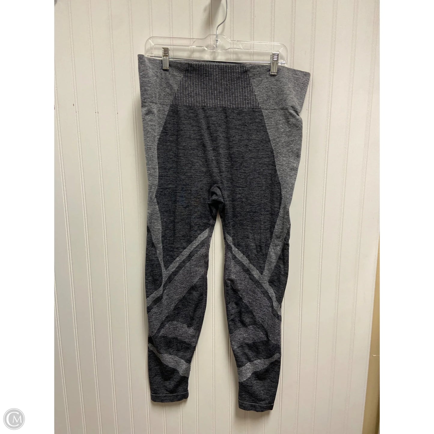Athletic Leggings By Livi Active In Grey, Size: 3x