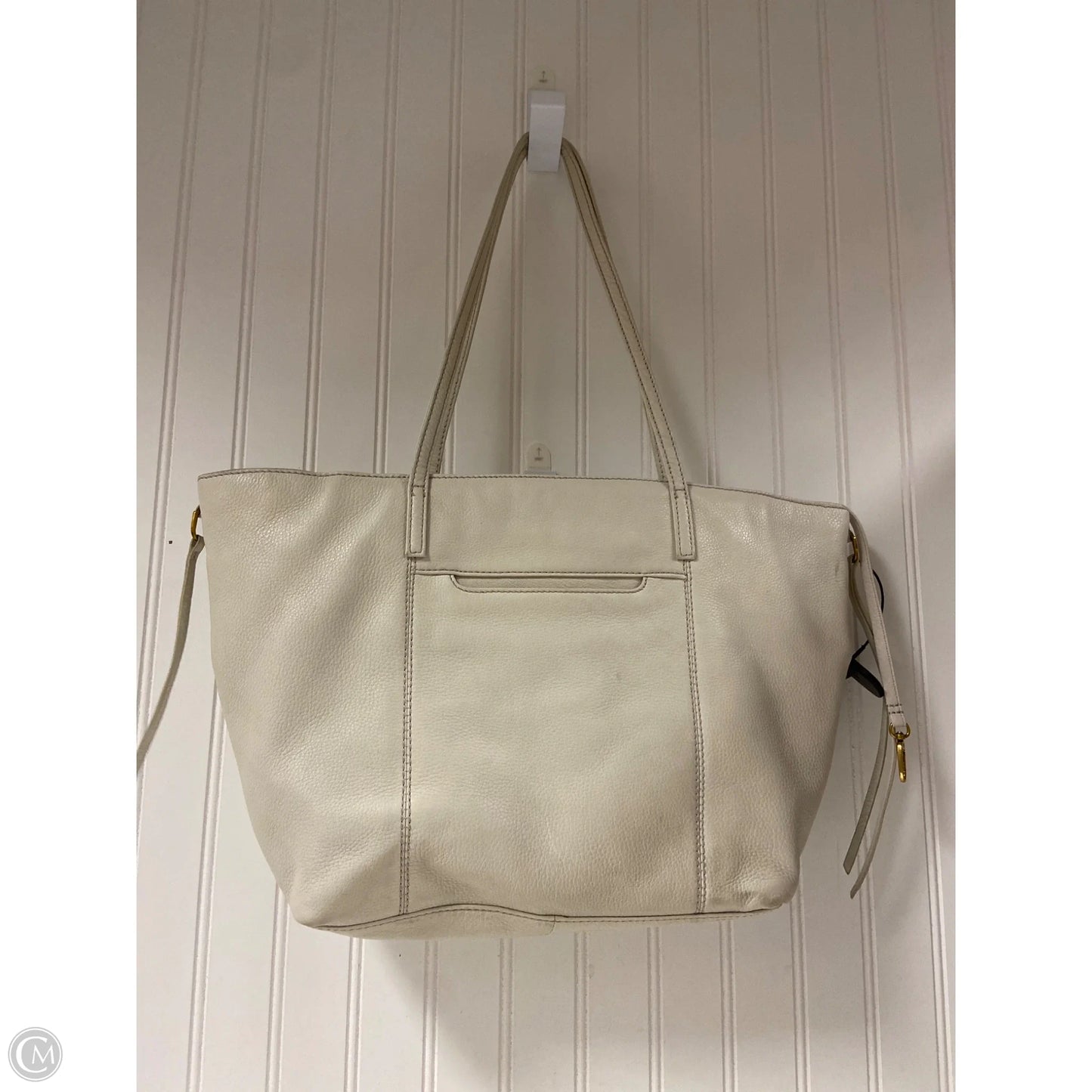 Handbag Leather By Hobo Intl, Size: Large