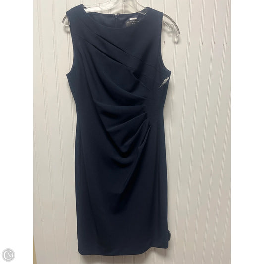 Dress Work By Tahari In Navy, Size: Mp