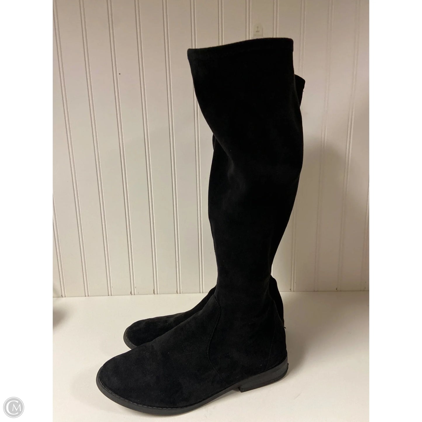 Boots Knee Flats By Gentle Souls In Black, Size: 9