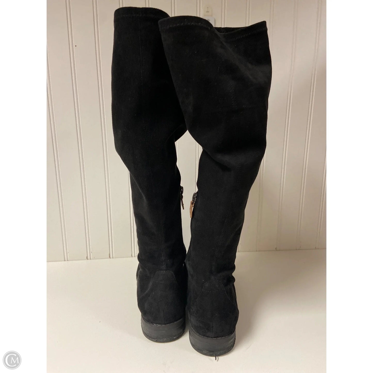 Boots Knee Flats By Gentle Souls In Black, Size: 9