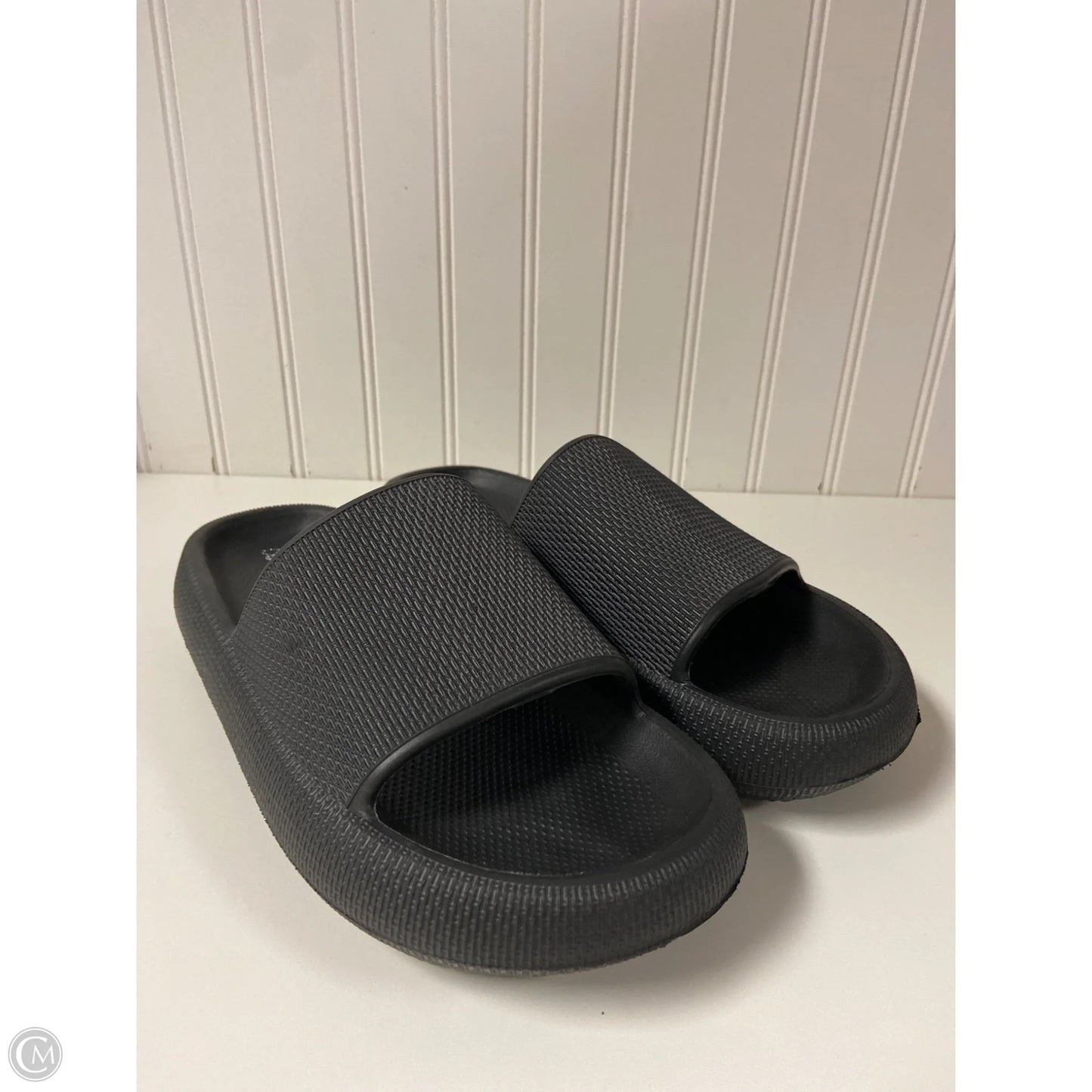 Sandals Flats By Cushionaire In Black, Size: 10