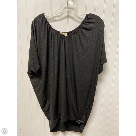 Top Short Sleeve By Cmc In Blue, Size: L